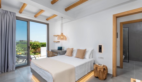 Apartamento Deluxe, 2 habitaciones, cocina, vistas al jardín