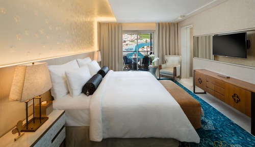 Suite ejecutiva, 1 cama de matrimonio grande, balcón, vistas al complejo turístico