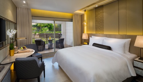 Habitación estándar, 1 cama de matrimonio grande, vistas al jardín