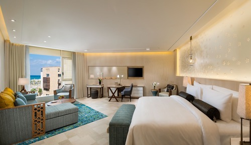 Suite junior, 1 cama de matrimonio grande, vistas al complejo turístico