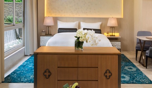 Suite junior, 1 cama de matrimonio grande, vistas al jardín