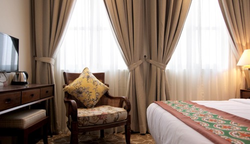 Habitación Deluxe, 1 cama de matrimonio grande (Kapitan)