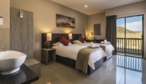 Habitación con 2 camas individuales