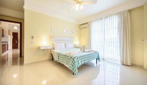 Apartamento estándar, 1 habitación, cocina básica, vistas a la ciudad