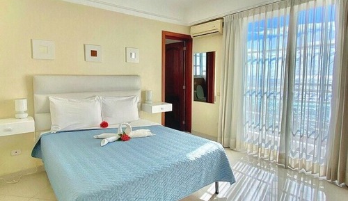 Apartamento Deluxe, 2 habitaciones, cocina básica, vistas al mar