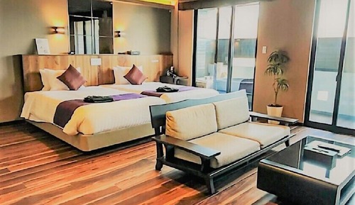 Habitación superior, no fumadores (Japanese Western style, open-air bath)