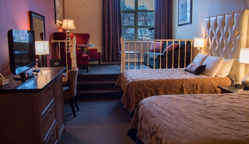 Habitación de lujo, 2 camas de matrimonio, vistas a la ciudad