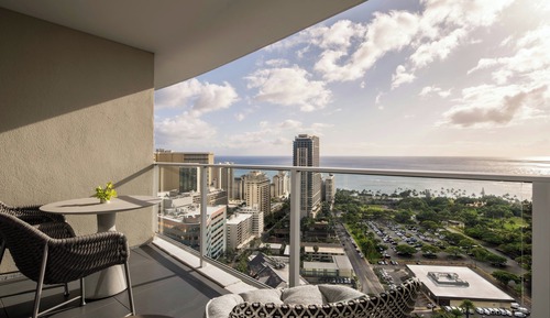 Habitación Grand, 1 cama de matrimonio grande con sofá cama, no fumadores, vistas al mar