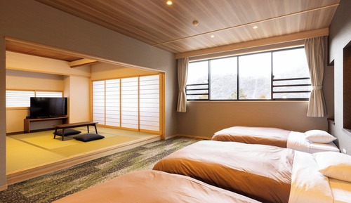 Habitación superior, no fumadores (Japanese Western Triple, Indoor Bath)