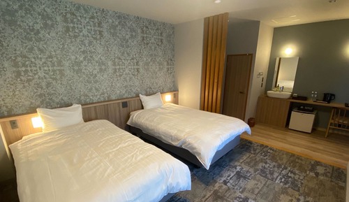 Habitación con 2 camas individuales, no fumadores, vistas a la montaña