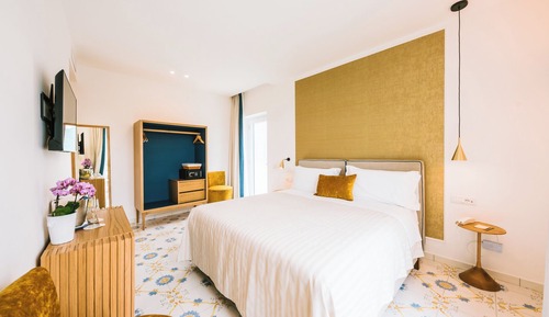 Habitación Deluxe, terraza, en edificio anexo (Tiglio)