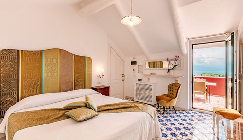 Suite Deluxe, terraza, vistas al mar (Edera)