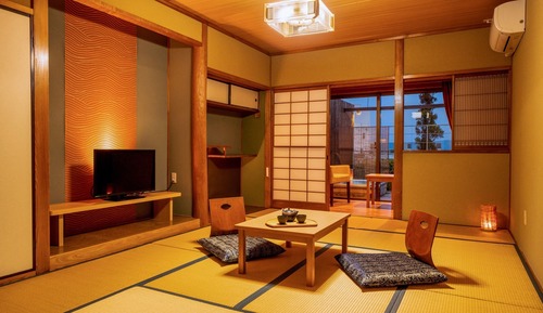 Habitación estándar, no fumadores (Japanese Style, with Open-air Bath)