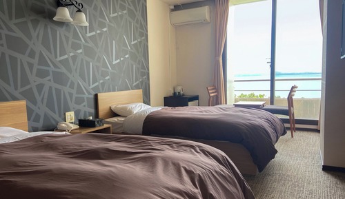 Habitación estándar con 2 camas individuales, no fumadores (without Bath)