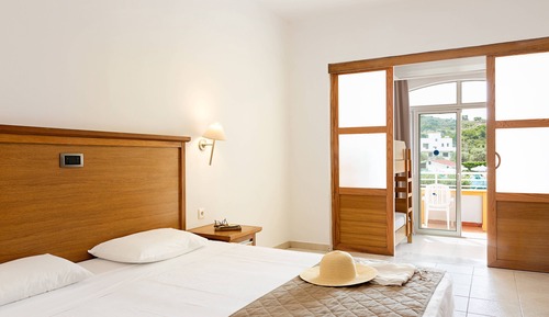 Family Room with Sliding Door