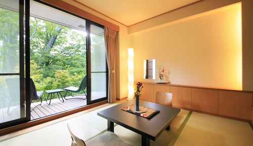 Habitación superior, terraza (Japanese Style for 5 Guests)