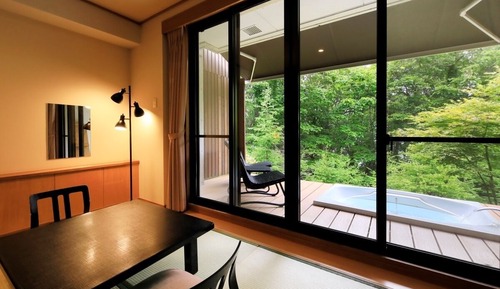 Habitación superior, baño privado (with Private Open-air Bath)