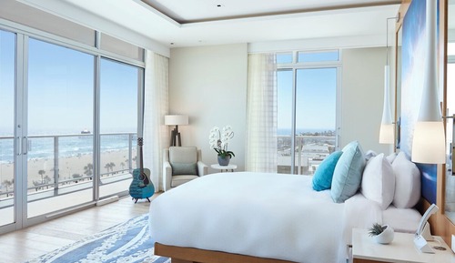 Ático, 1 cama de matrimonio grande con sofá cama (Ocean Front - With Balcony)