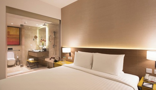 Habitación ejecutiva, 1 cama de matrimonio grande, no fumadores, vistas a la ciudad