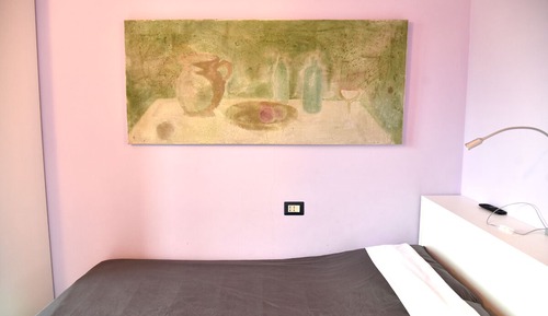 Habitación económica doble, 1 cama doble, frigorífico, vistas al jardín