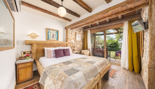 Habitación doble, terraza, vistas al mar