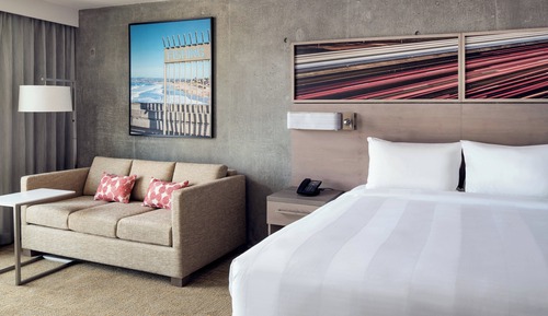 Estudio, 1 cama de matrimonio grande con sofá cama (Mobility Accessible, Roll-In Shower)