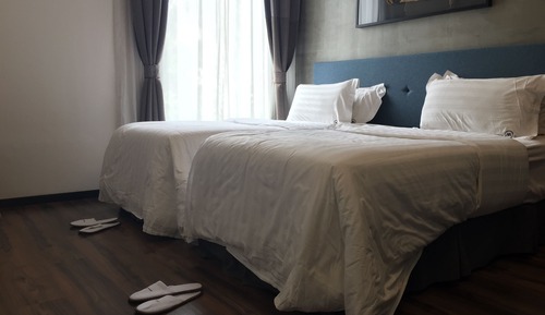 Habitación superior, 2 camas individuales, vistas a la montaña