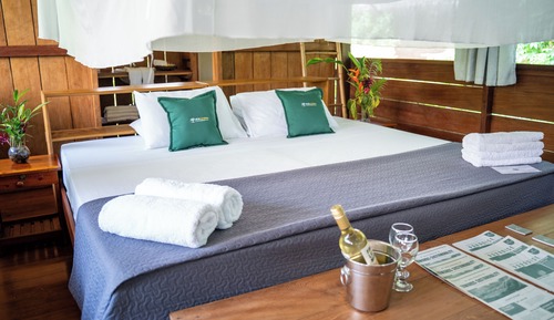 Habitación estándar doble, 1 habitación, vistas al jardín, junto a la playa