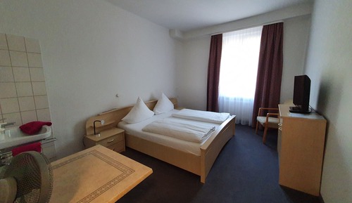 Habitación doble, baño compartido