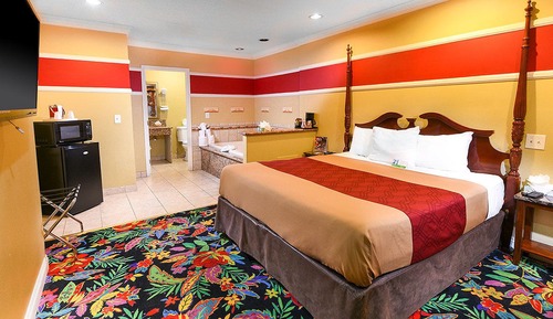 Habitación, 1 cama de matrimonio grande, no fumadores, bañera de hidromasaje