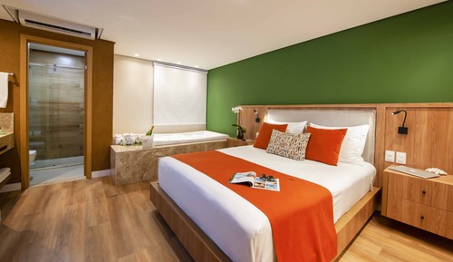 Habitación Deluxe doble, bañera de hidromasaje