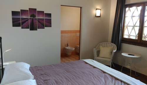 Habitación romántica doble, vistas a la colina