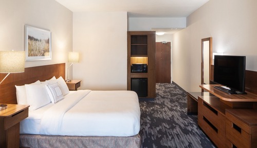 Estudio, 1 cama de matrimonio grande con sofá cama (Hearing Accessible)