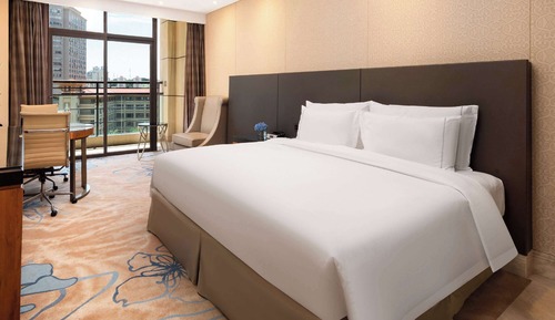 Habitación Deluxe, 1 cama de matrimonio grande, no fumadores, vistas a la ciudad