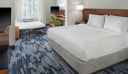 Suite, 1 cama de matrimonio grande con sofá cama