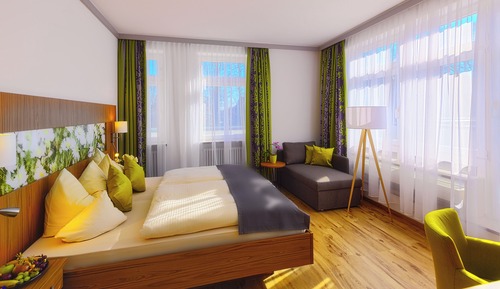 Habitación doble, balcón