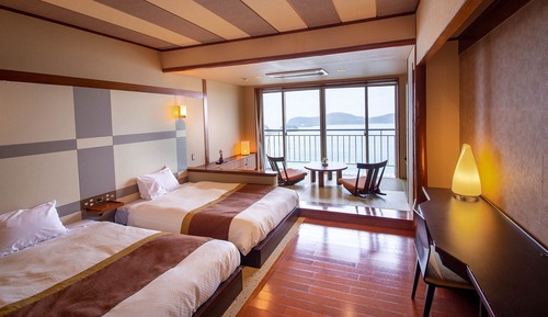Habitación tradicional, vistas al mar, planta ejecutiva (Japanese Western Style,Type A)