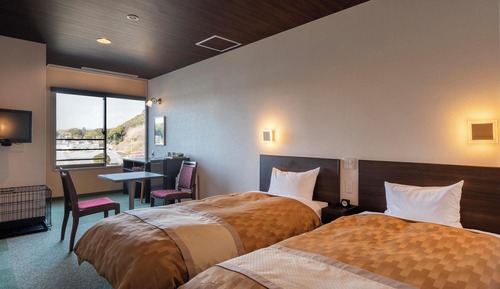 Habitación estándar con 2 camas individuales, no fumadores, vistas al lago