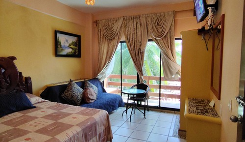 Habitación doble, cocina, vistas al mar