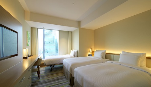 Habitación Deluxe con 2 camas individuales, no fumadores, en esquina