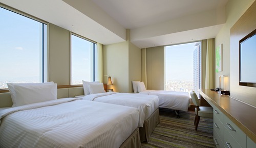 Habitación Deluxe con 2 camas individuales, no fumadores, en esquina (View Buth)