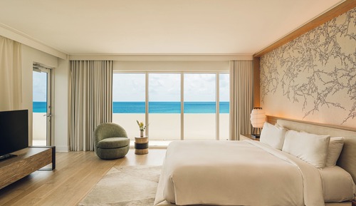 Suite, 1 cama de matrimonio grande, accesible para personas con discapacidad (Zen Ocean View)