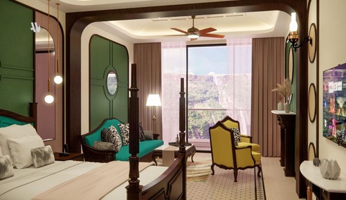 Suite estudio básica, vistas a la montaña