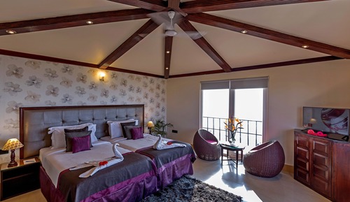 Habitación, 1 cama de matrimonio, vistas a la montaña