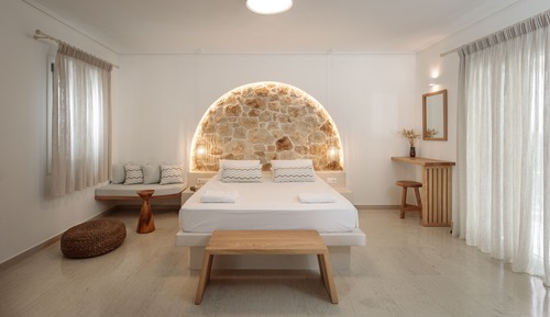 Suite estudio junior, bañera de hidromasaje, vistas al mar