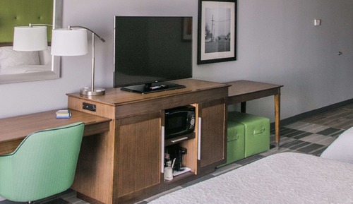 Habitación, 2 camas de matrimonio, accesible para personas con discapacidad (hearing acc)