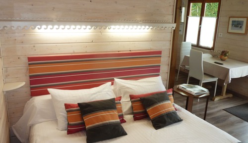 Habitación clásica doble, baño privado (gîte La Bergerie)