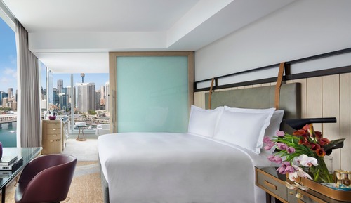 Habitación de lujo, 1 cama de matrimonio grande, vistas al puerto, en esquina