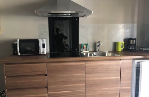 Villeneuve-les-Maguelone Apartamento | Studio by the sea near Montpellier