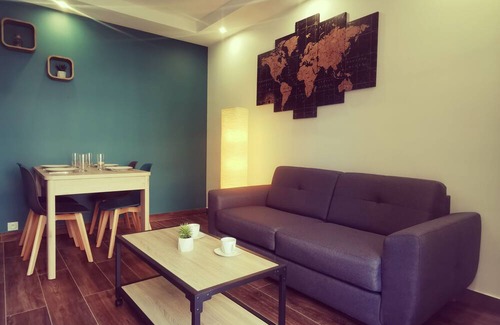 La Demi - Lune Apartamento | Beautiful T2 in a modern residence with private parking